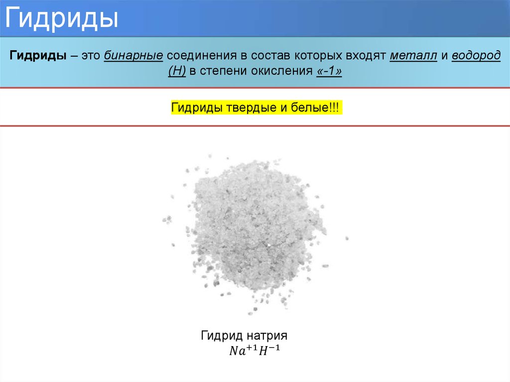 Бинарные соединения хрома