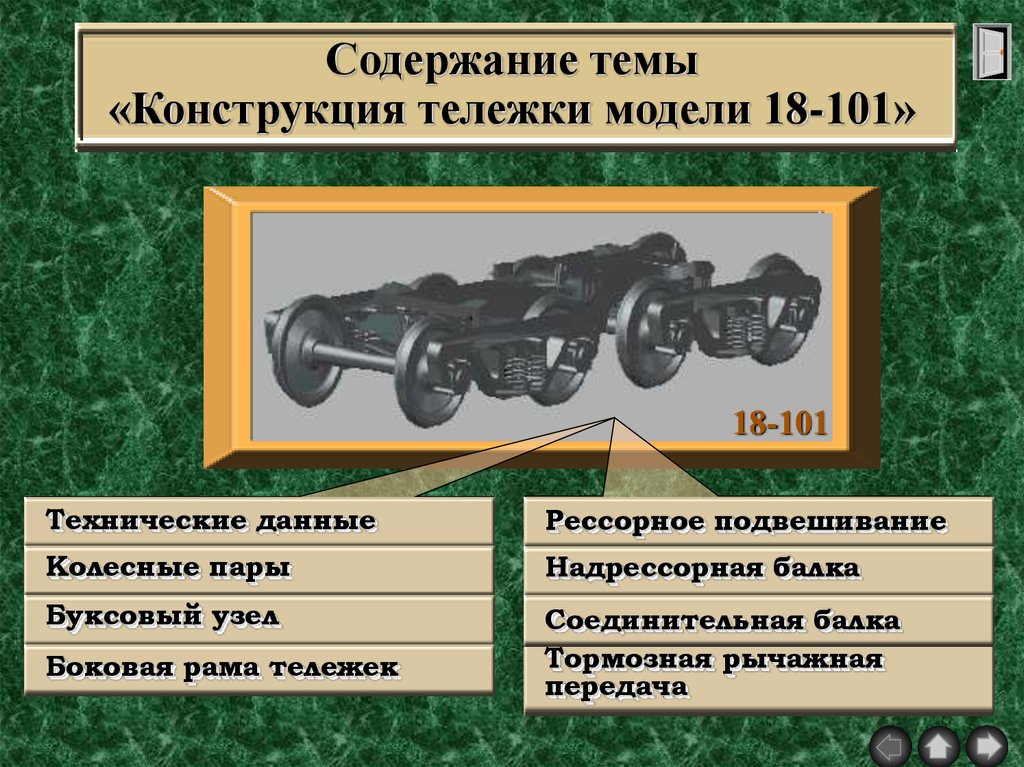 Тема конструкция. Четырехосная тележка грузового вагона 18-101. Соединительная балка тележки 18-101. Боковина рамы 4-хосной тележки модели 18-101. Масса соединительной балки тележки 18-101.