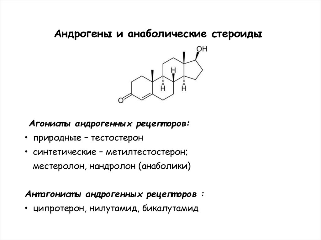 Андрогены это