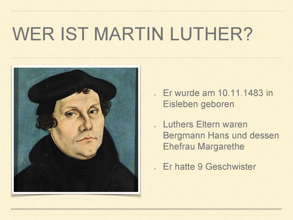 Reformation in deutschland. Martin Luther - презентация онлайн