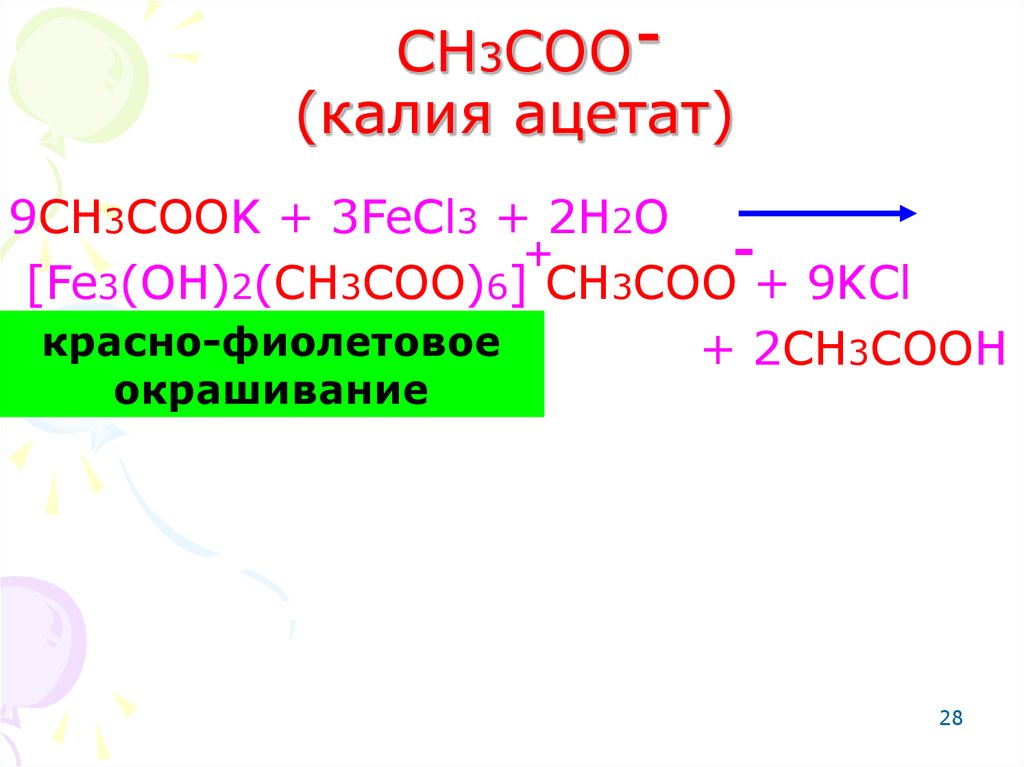 Ацетат калия koh