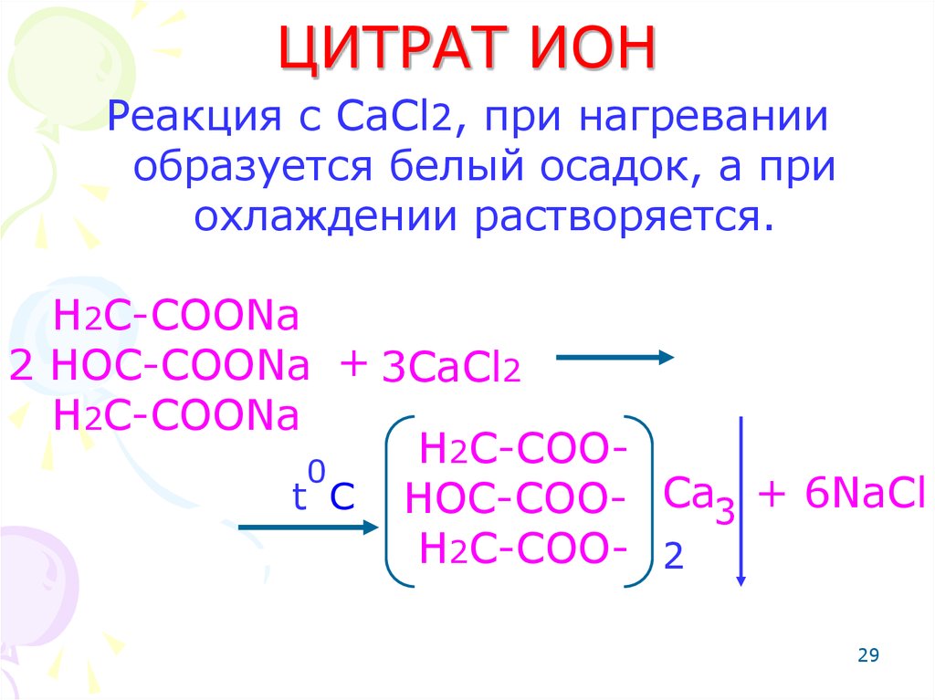 Качественные ионы реакции определение. Качественная реакция на цитраты. Качественная реакция на цитрат натрия. Цитрат ионы.