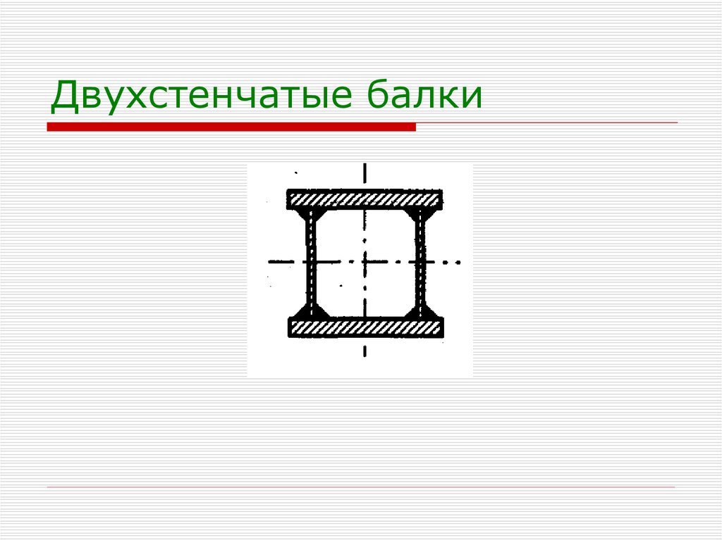 Горизонтальная балка. Двухстенчатые балки. Балки и балочные клетки. Двухстенчатая консольная балка. Непризматическая балка.