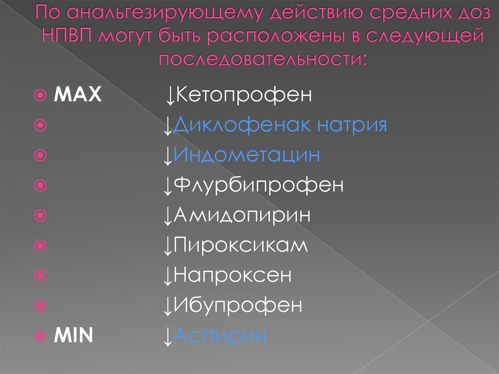 Средние действия. Анальгезирующему действию средних доз НПВП. НПВП диклофенак Кетопрофен. Нестероиды среднего действия. Флурбипрофен и ибупрофен отличия.