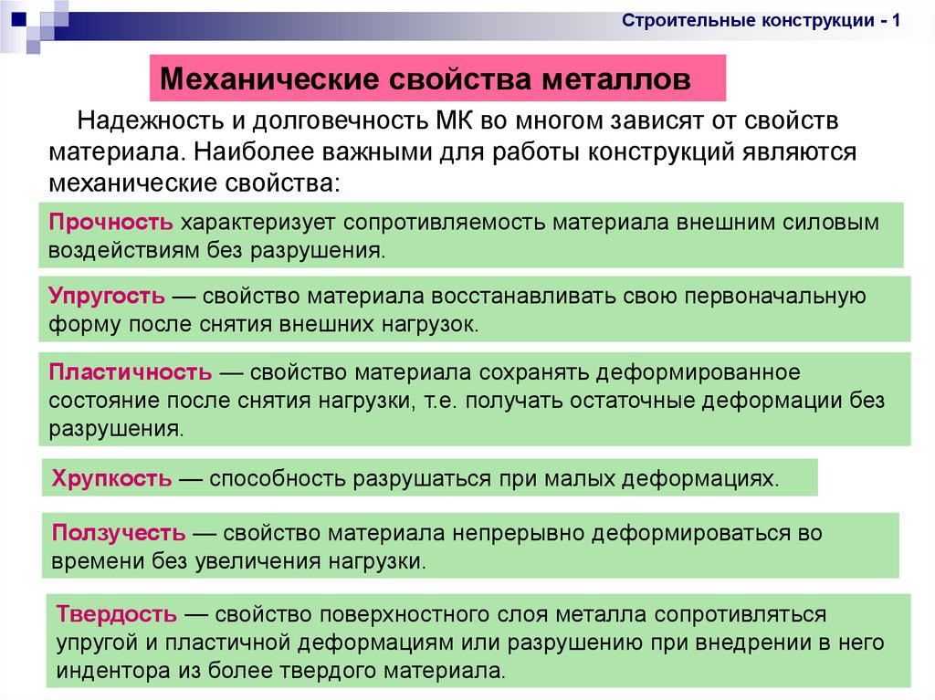 К свойствам надежности относятся