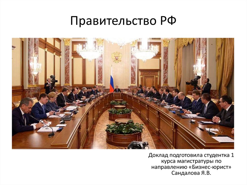 Реферат: Налоговые инициативы Правительства РФ