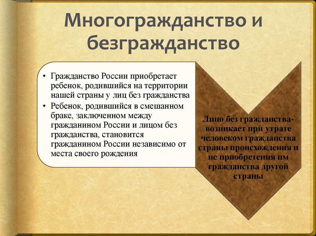 Двойное гражданство выгоды и трудности презентация