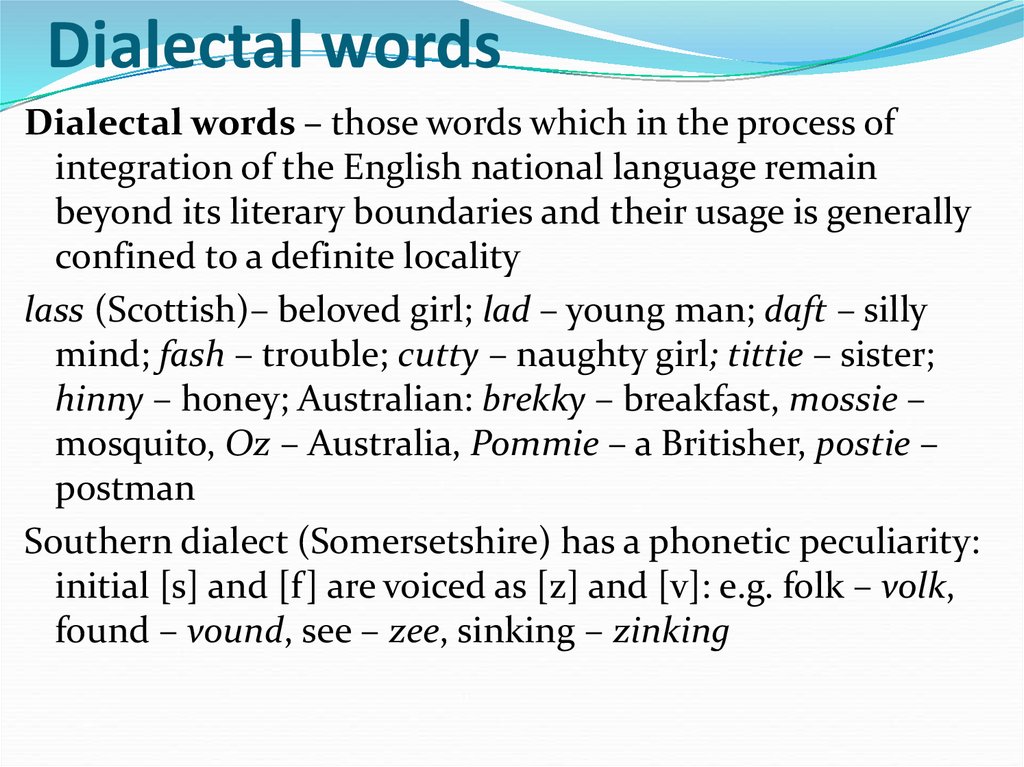 Example слово. Dialect Words. Dialect Words examples. Dialectal Words in English. Dialect of the English language примеры.