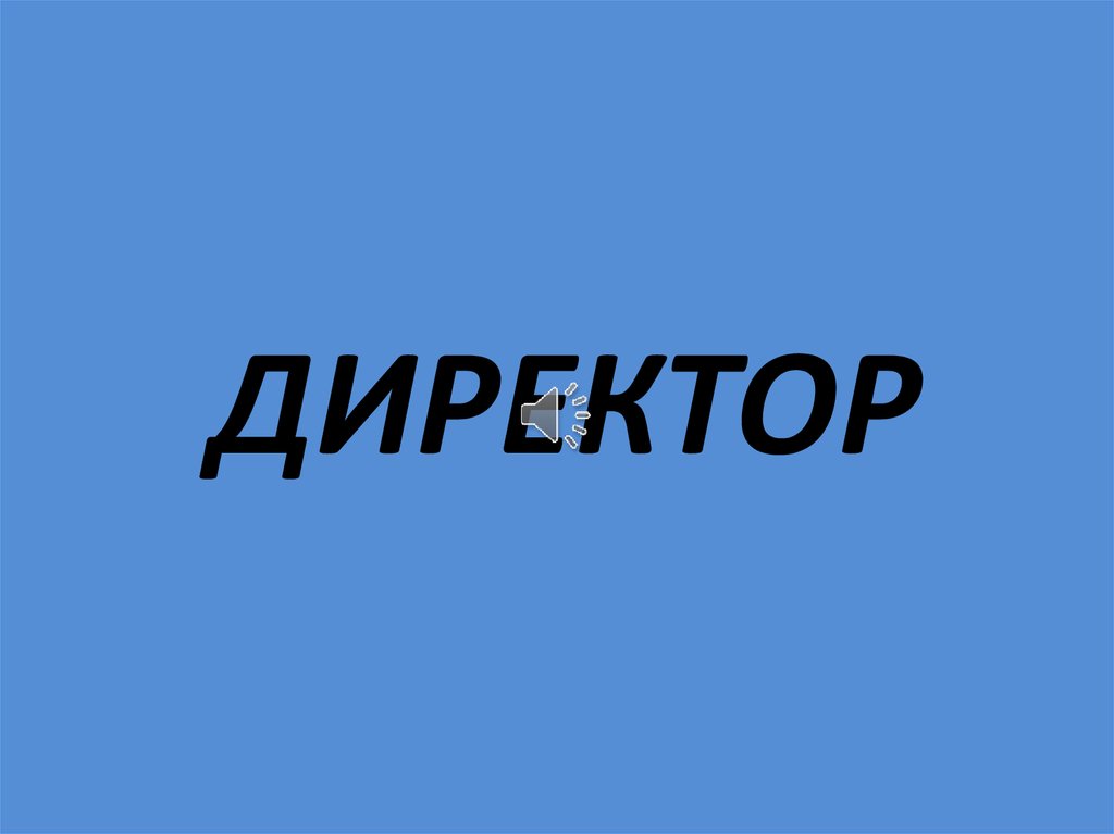 ДИРЕКТОР