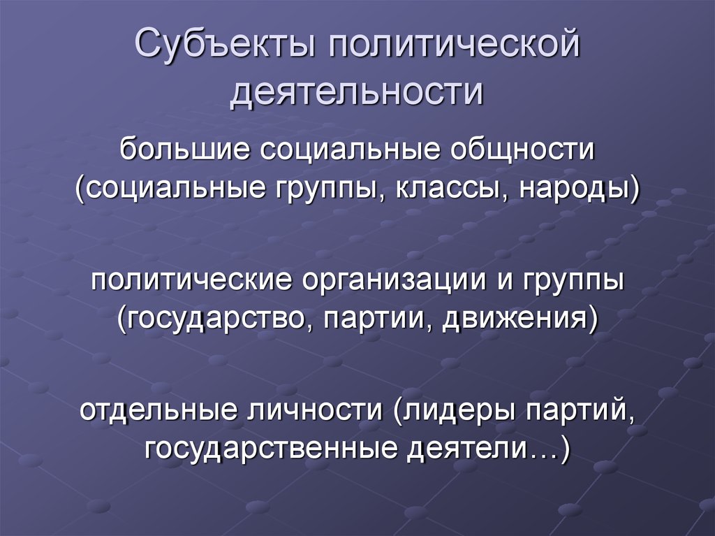 Субъекты политических партий. Субъекты политической деятельности. Полит субъекты. Субъекты политической деятельности примеры. Субъекты политической жизни.