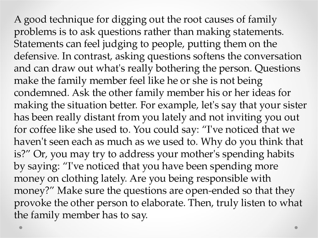 How To Solve Family Problems Online Presentation
