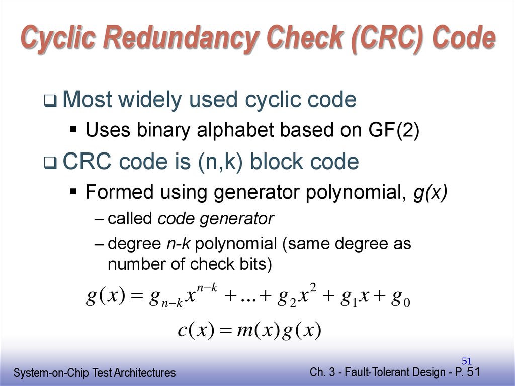 Fault Tolerant Design Online Presentation