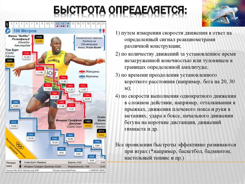 Скорость физическое качество человека. Быстрота определяется. Физическое качество быстрота. Скорость физическое качество. Измерения скоростных качеств.