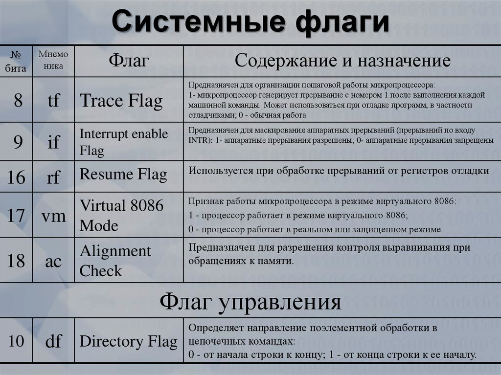 Системные флаги