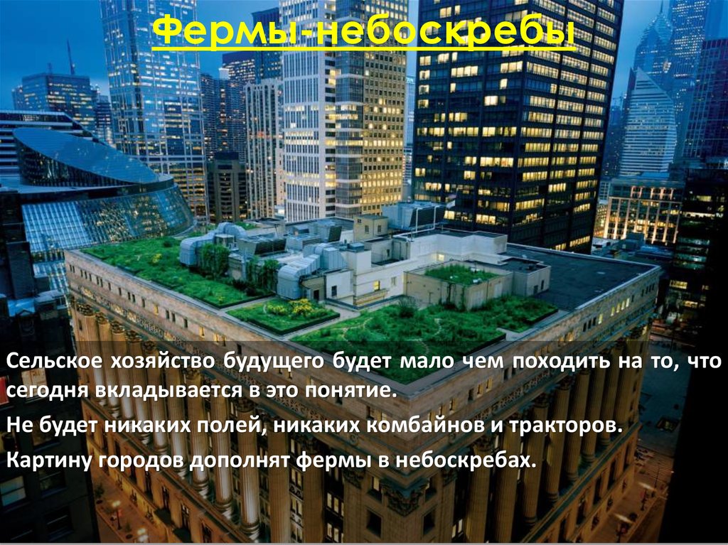 Фермы-небоскребы