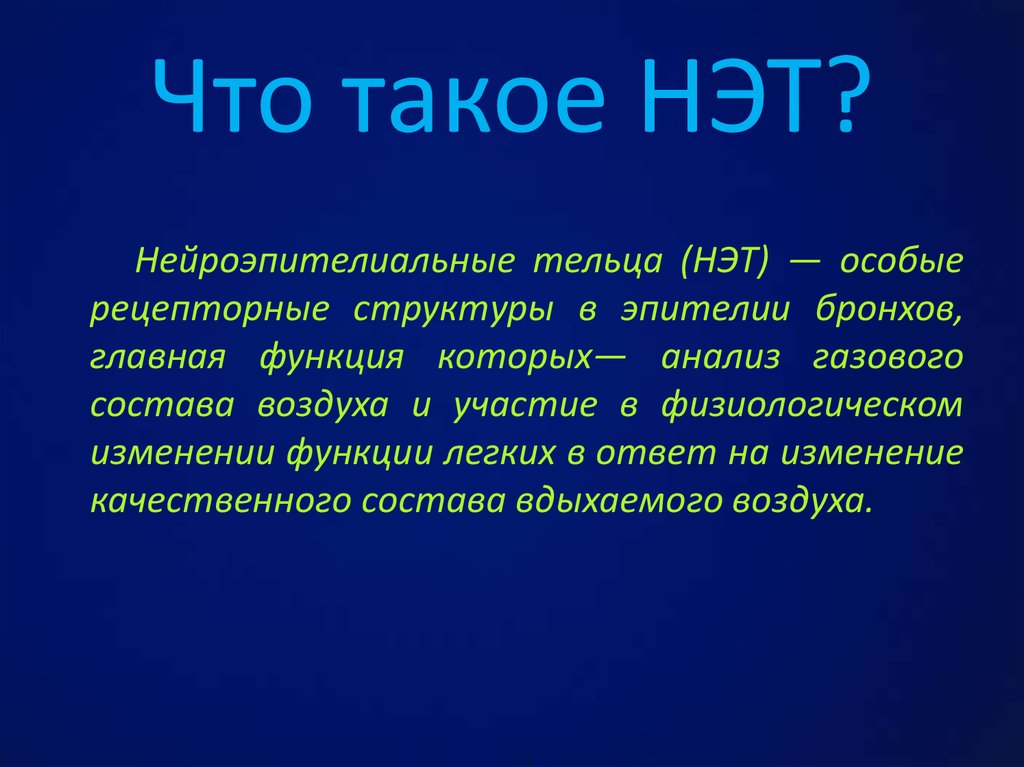 Что такое НЭТ?