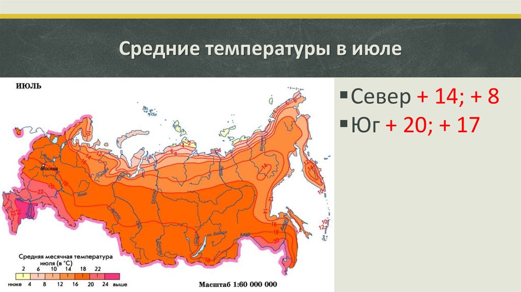 Температура в россии растет. Карта средней температуры России в июле. Карта средних температур января и июля в России. Средние температуры июля и января в России.