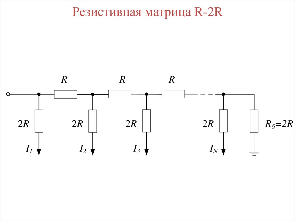 Цап на резисторах схема