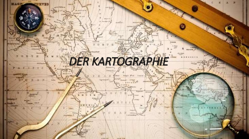 Der Kartographie - online presentation