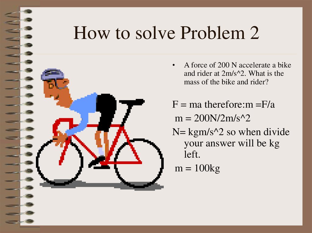 law of motion problem solving with solution