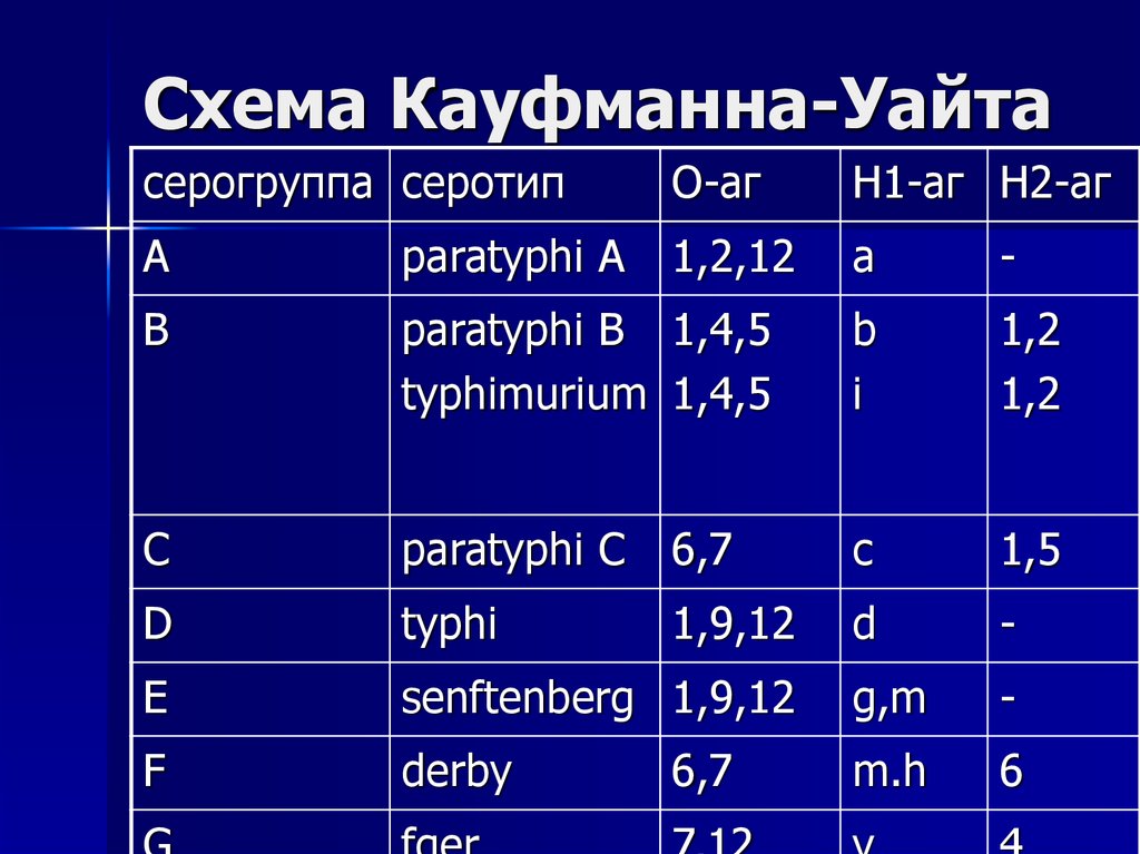 Схема Кауфманна-Уайта