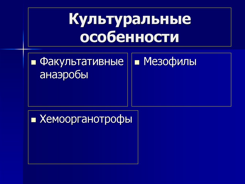 Культуральные особенности