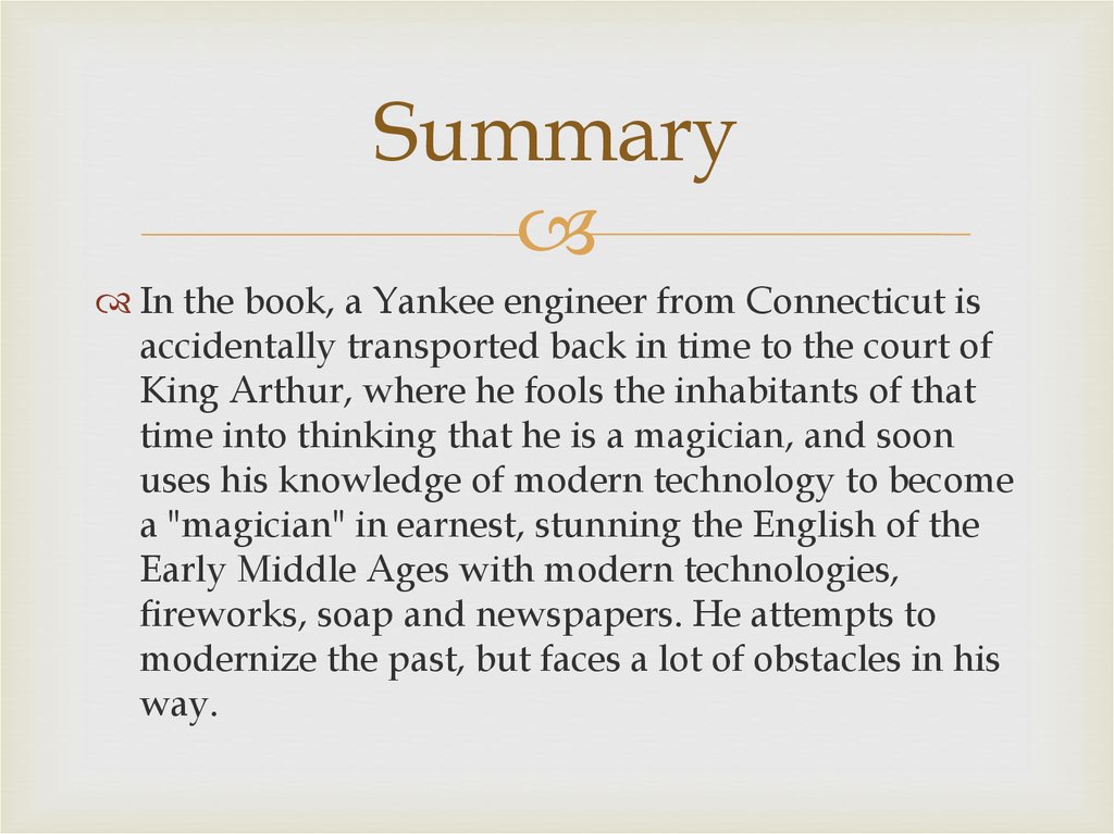 King Arthur and the Knights of the Round Table Summary Activity