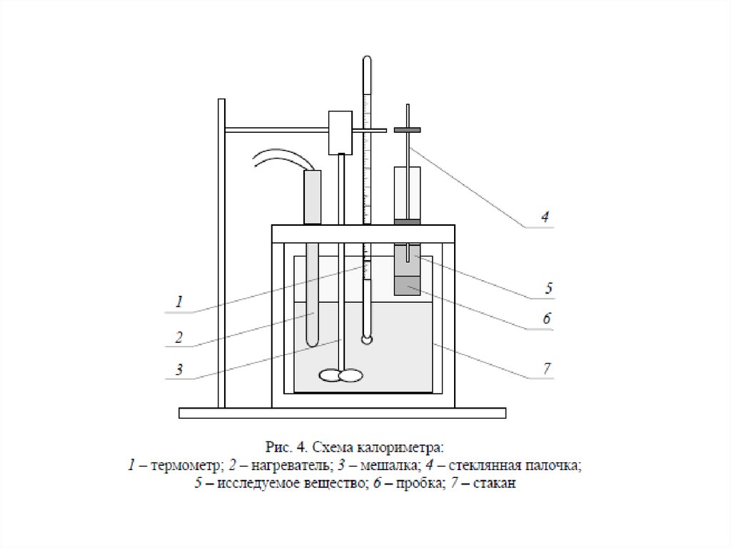 Сущность метода проточного калориметрирования схема экспериментальной установки