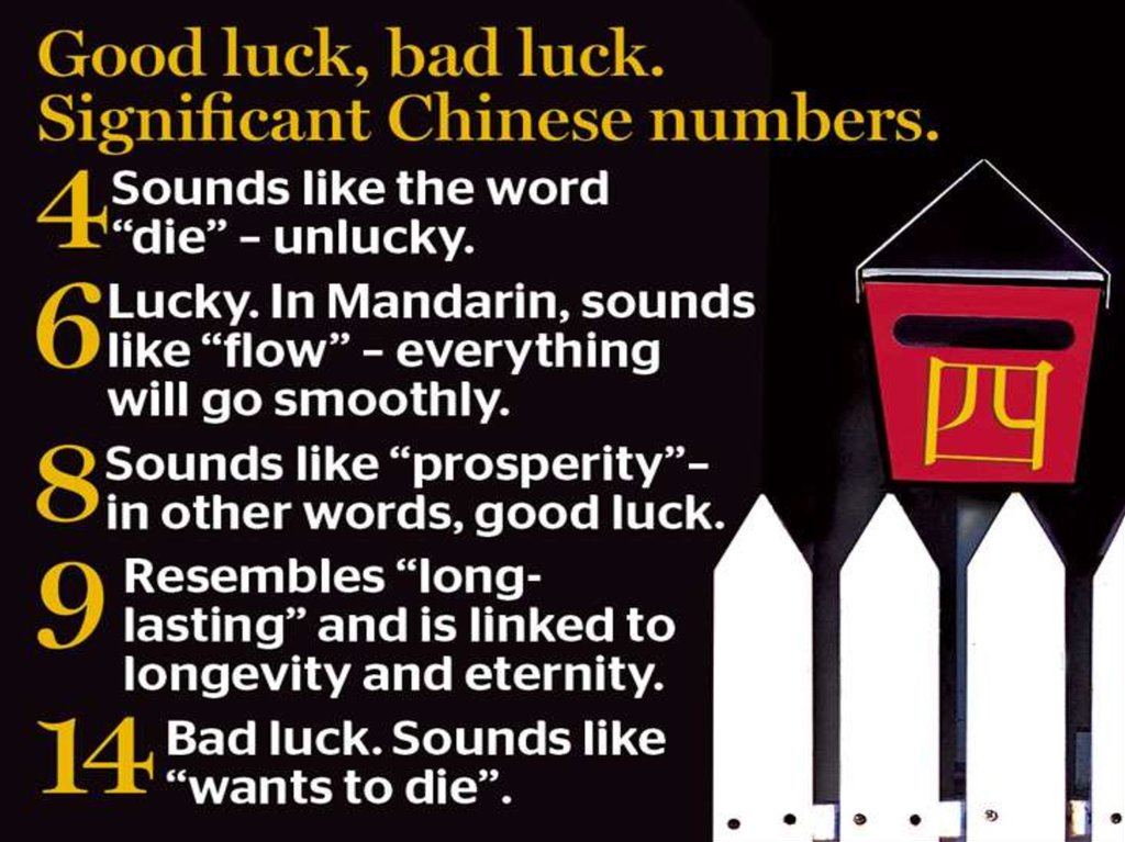 Lucky And Unlucky Numbers Around The World Online Presentation