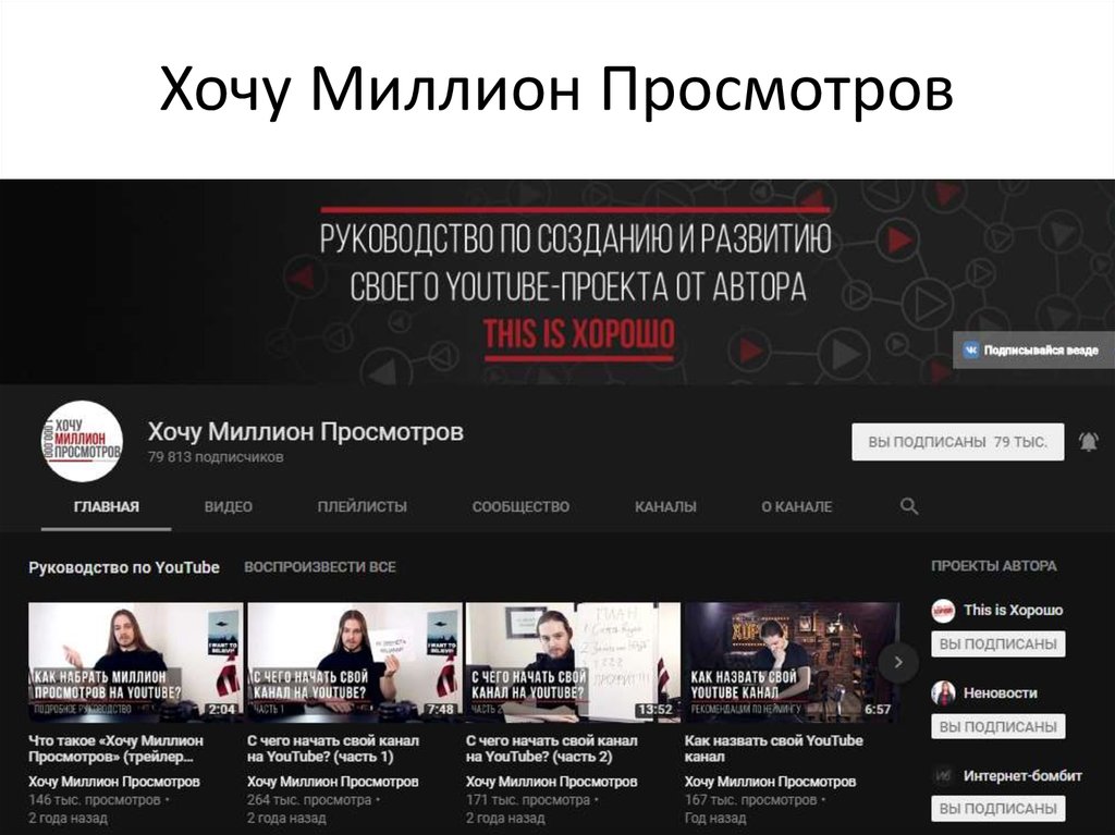 Хочу Миллион Просмотров