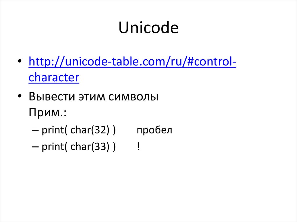 Unicode