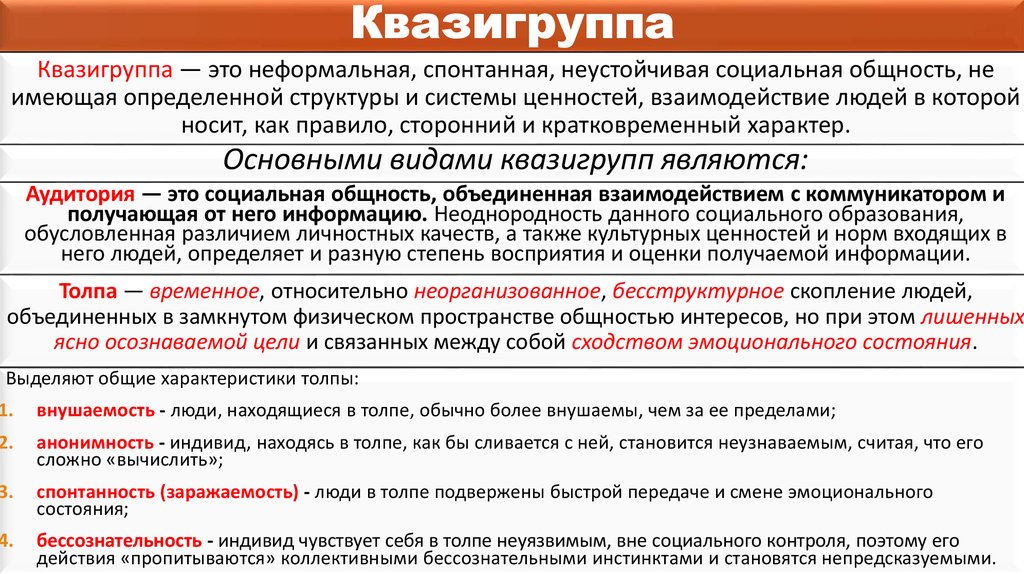 Элементы неформального социального контроля являются