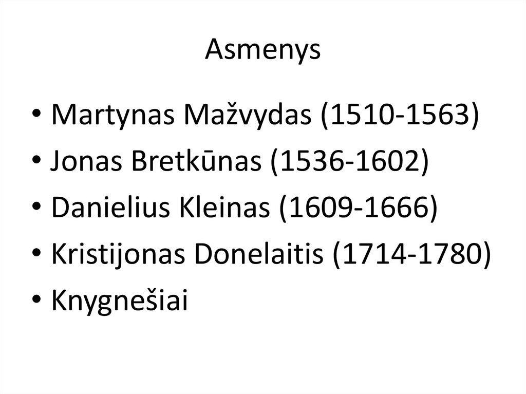 Asmenys