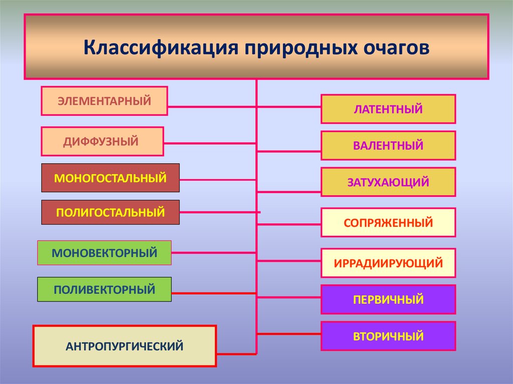 Примеры природных очагов