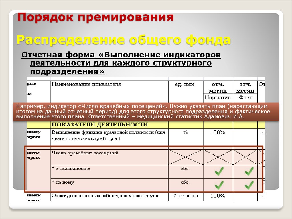 Порядок премирования работников образец