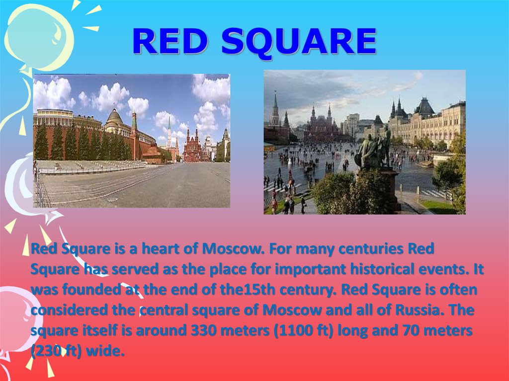 What is the heart of moscow. Red Square топик по английскому. Красная площадь презентация на английском. Sights of Russia проект. Достопримечательности Москвы на английском языке.