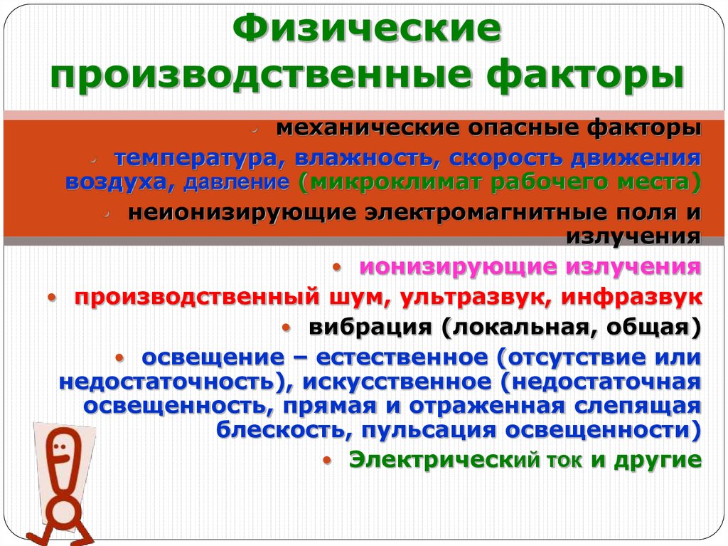 Физические факторы питания. Физические производственные факторы. Физические вредные производственные факторы. Физические вредные факторы на производстве. Вредные физические факторы производственной среды.