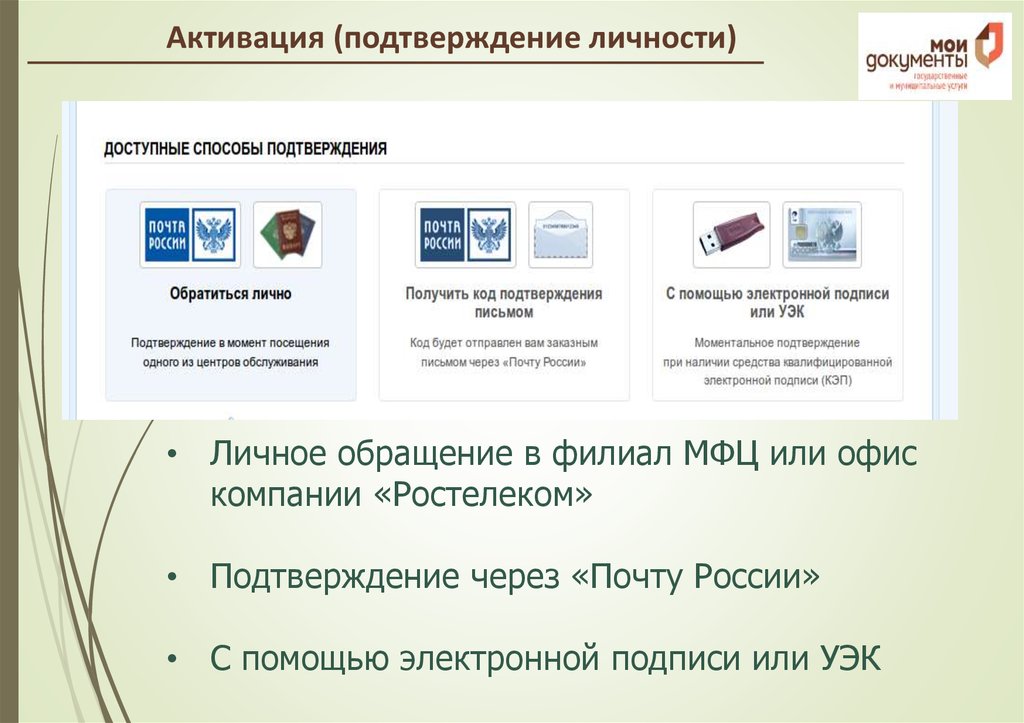 Карта без подтверждения личности