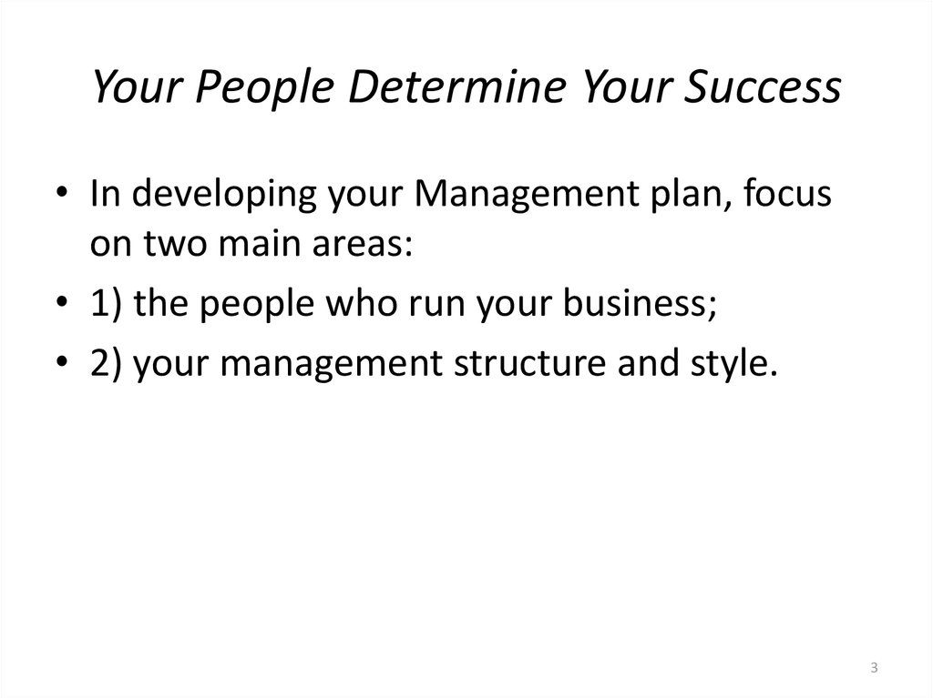 Your People Determine Your Success