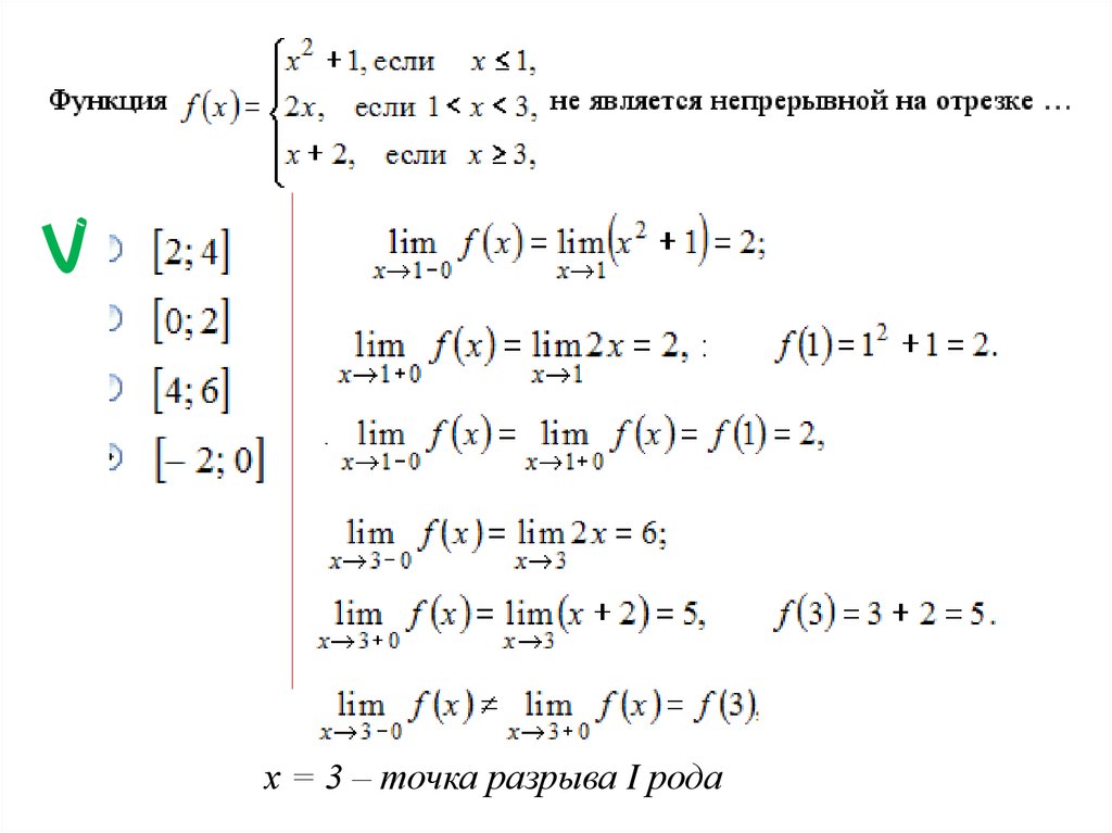 непрерывность функции на интервале. точки разрыва на графике. не являющейся непрерывной. определение непрерывной функции. точки разрыва функции двух переменных.