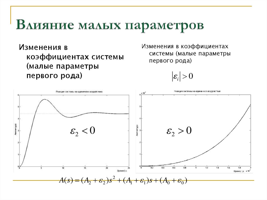 Параметры низкого пара. Робастность график.