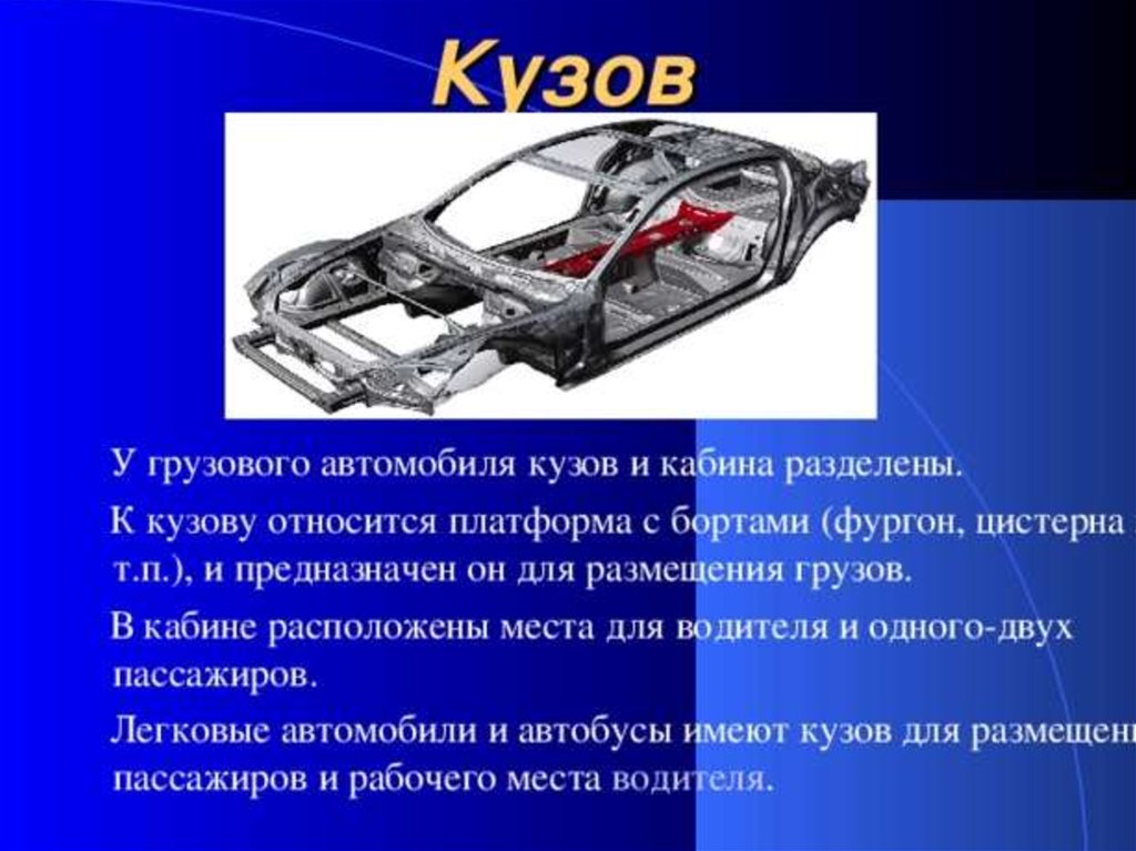 Зачет по устройству автомобиля