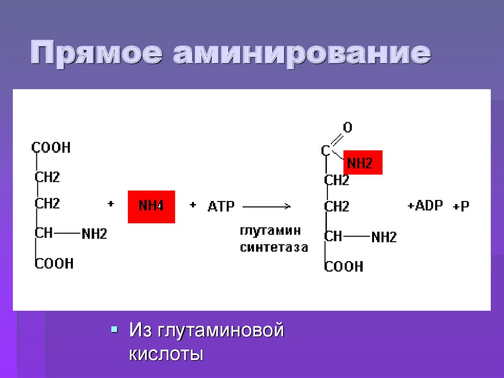 Прямое аминирование
