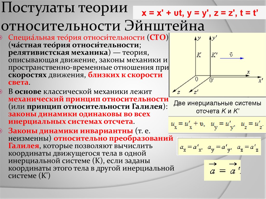 Сто постулаты презентация