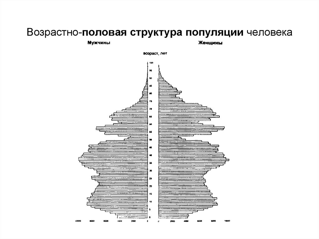 Вымирающая популяция схема