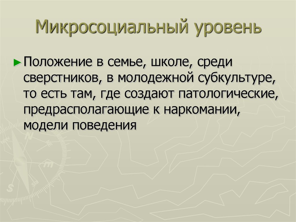 Микросоциальный уровень
