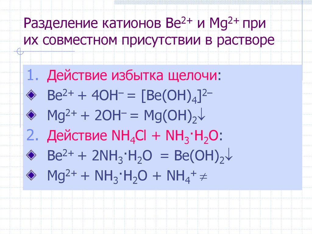 Mg s химия