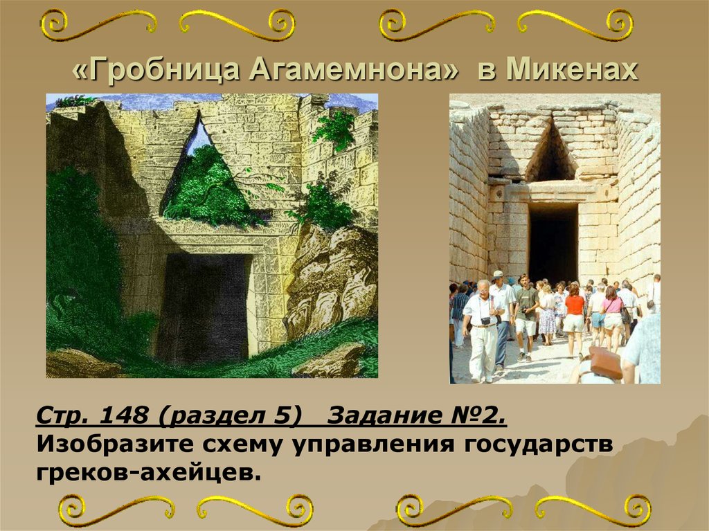 Гробница агамемнона. Схема управления государств греков-ахейцев. Изобразите схему управления государств греков ахейцев. Усыпальница ахейцев?.