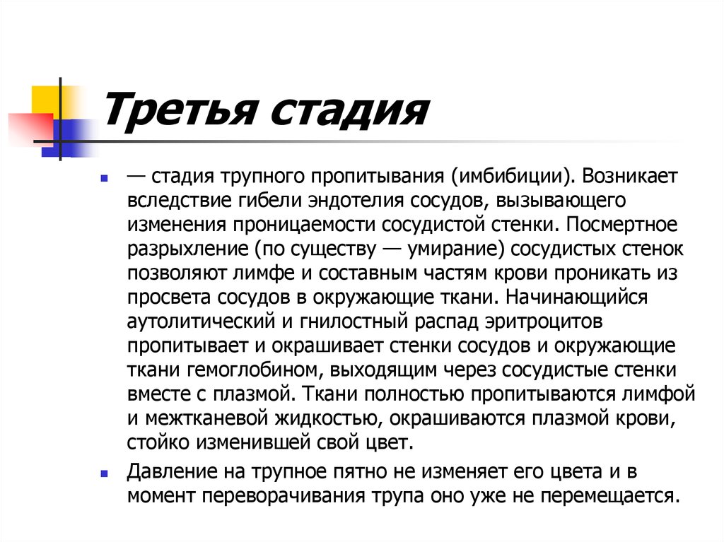 Третья стадия 