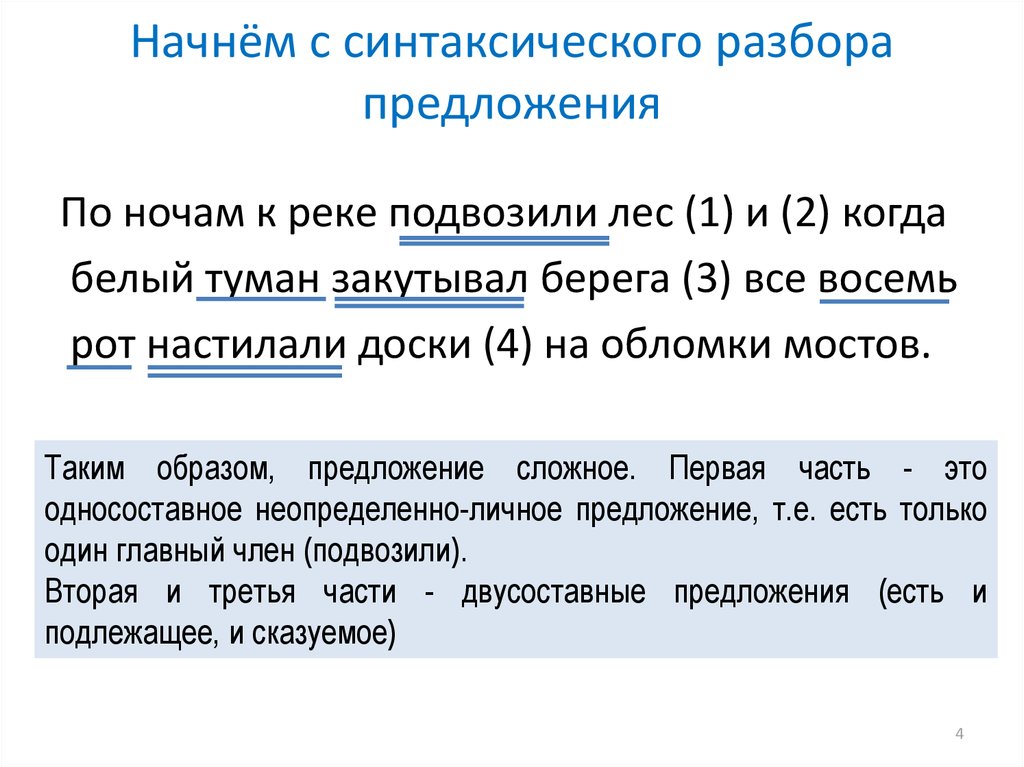 Синтаксический разбор предложения с обращением 5 класс образец